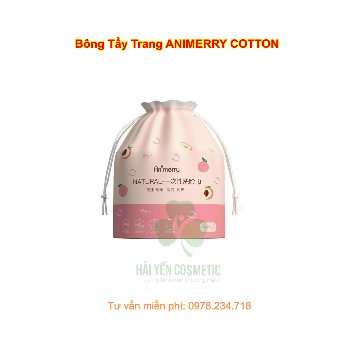 Bông tẩy trang Animerry cotton 