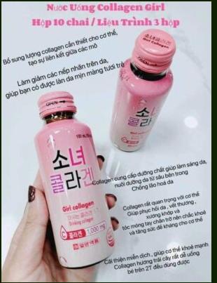 Tác dụng nước uống Girl Collagen Hàn Quốc